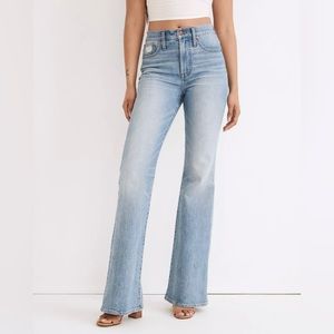 NWT Madewell 25 Jeans - The Perfect Vintage Flare Jean in Delavan Wash